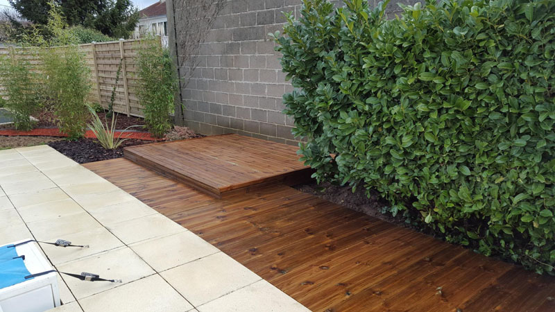 Création de terrasse de bois Saint-Pantaléon-de-Larche